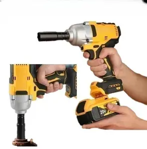 600Nm 20V Cordless Electric Wrench, 1/2" Hog Ring, 4-Speed Modes, Powerful Tool – Tool Only