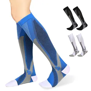 3-Pack Unisex Sport Compression Graduated 20–30 mmHg compression level,  Socks Will Fit Sizes 9 to 11 - Great for Travel!