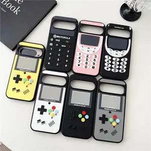 Handheld game console Phone Case For Google Pixel 9 Pro XL 9A 8 8A 7 7A Pro Pixel-Fold 9Pro Fold 8Pro model back Leather Cover