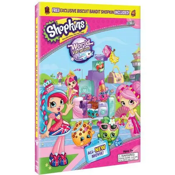 Shopkins World Vacation  [DVD Video Disc]