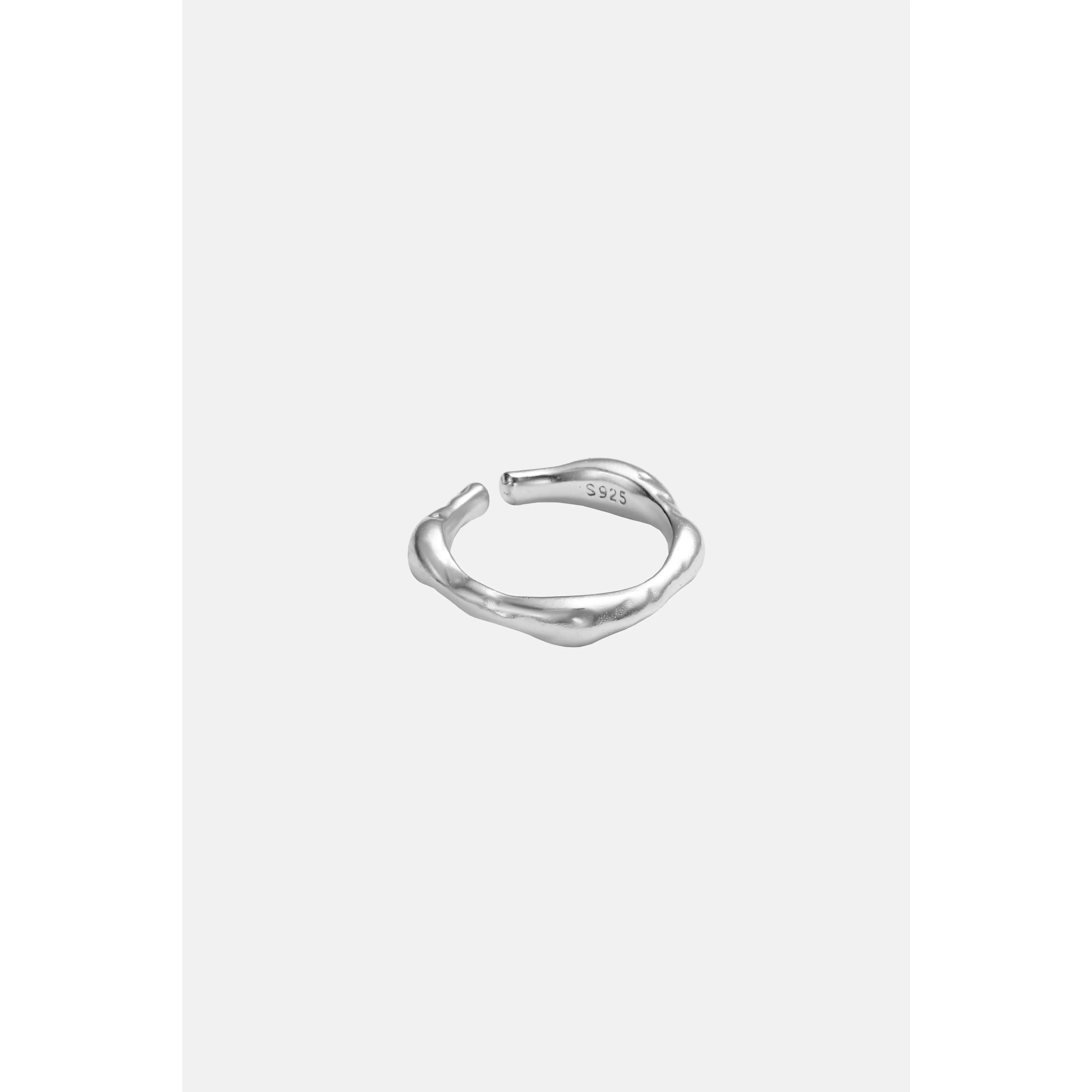 Flow - Molten Sterling Silver Ring
