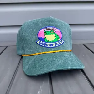 Giddy Up Sluts Funny Moss Vintage Trucker Adjustable Hat