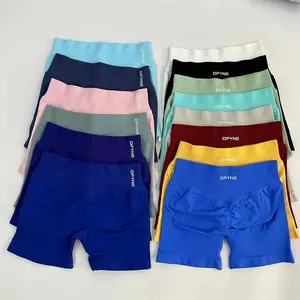 DFYNE Impact Shorts - High-end Original Single with Original Label Seamless High-Waisted Scrunch Workout Shorts for Women
