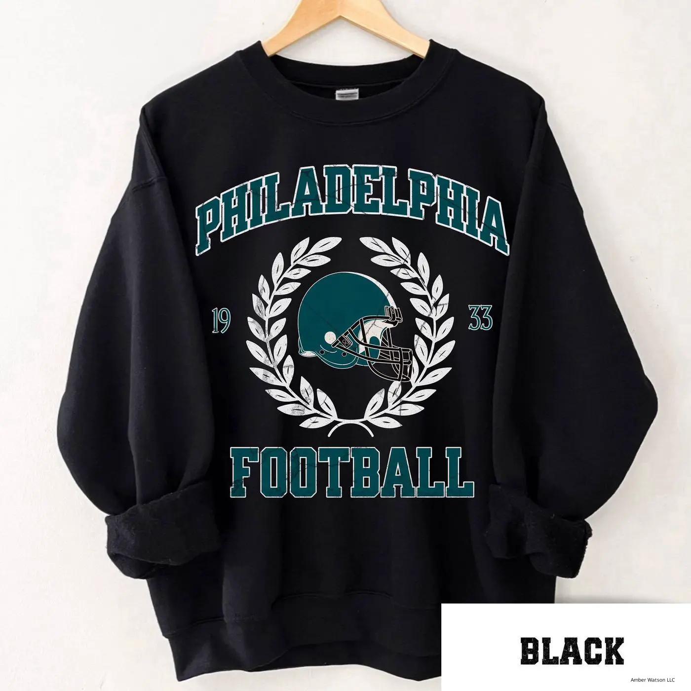 Philadelphia Football Sweatshirt, Eagle Crewneck, Vintage Style Philadelphia Sweatshirt, Philadelphia Football Sweater, Eagle Sweatshirt
