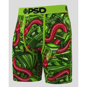 PSD Mens Mamba Money Szn Boxer Brief - Standard Length 7 Inch Inseam, Soft and Breathable Poly Blend Fabric