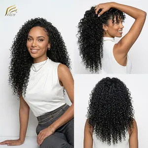 【300% Density】IFLY Deep Wave 13x6 Lace Front Wig 100% Human Hair Wet and Wavy Easy to Wear Comfortable Breathable for Black Women 22 24 26 28 Inch | half wig curly hair   | Puff Curly Headband Wig | burmese curly bundles | Layered Wigs | frieda wig