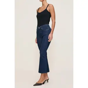 DL1961 Bridget Boot High Rise Instasculpt Crop Jeans in Lunar Sky