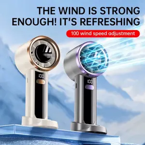 Portable Fan with 100 Wind Speed Adjustment Strong Cooling Power Refreshing Experience