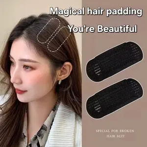4 Pcs Hair Volume  Bases Volume Inserts Hair Clip Fluffy Hair Cushion Bump It up Hair Piece Hair Styling Pad for Women Girls Clips and Barrettes