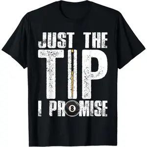 [100% Cotton]   Funny Billiards Pool Cue Shirt Billiard Players Gift T-Shirt Golf Gift T-Shirt For Men And Women shirts men