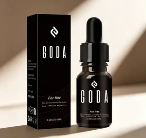 GODA Women Pheromone Perfume Oil 15ml Long Lasting Elegant Floral Scent Enriched Jasmine Rose Notes Sweet Spicy Alluring Aroma Vegan Cruelty Free Portable Travel Fragrance for Ladies