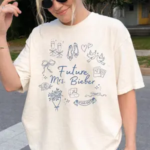 Future Mrs Bieber Funny Bride Shirt Comfort Colors coachella Shirt