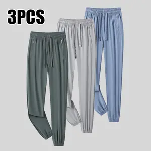 Women’s casual long pants, 3-pack — minimalist, high-end design; classic, trendy styles suitable for everyday outings, urban walking, short trips, gym training, yoga, jogging, cycling, and home leisure wear.