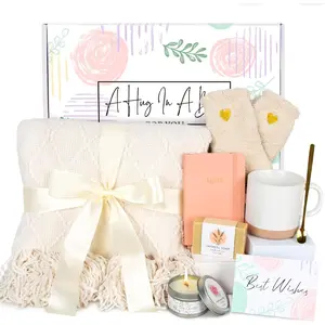Self Care Get Well Soon Gifts for - Care Package Birthday Set Box for, Sympathy Gifts Inspirational Thank Thinking of You Basket Christmas Gift for Her Mom Girlfriend Wife Grandma Friend
