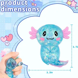 4 Pack Cute Squishy Series Stress Relief Toys Set, Soft Maltose Feeling Sensory Fidget Pack for Adults & Kids, Ultra Soft Slow Rising Balls, Anxiety Relief Birthday Party Gifts, Stress Relief Squishies