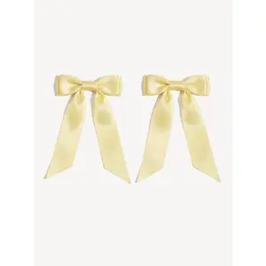 Petite Bow Clips - Buttercream