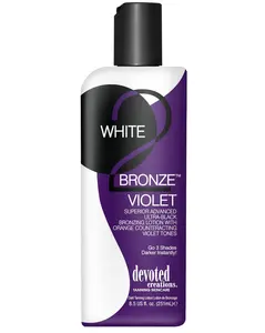 Devoted Creations WHITE 2 BRONZE VIOLET Black Bronzer - 8.5 oz. Devoted Creations WHITE 2 BRONZE VIOLET Black Bronzer - 8.5 oz.