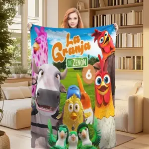 La Granja De Zenon Polaris Ultra-Soft Flannel Shawl - All-Seasons Warm Cozy Textile, Multipurpose Room Decor & Travel/Office Accessory, Home Gift Item
