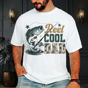 [Sale up to 50%] [Free Ship] Reel Cool Dad T-Shirt, Bass Fishing Dad Shirt, Camouflage Father Shirts, Happy Fathers Day, Outdoor Fishing Trip, Best Papa Shirt