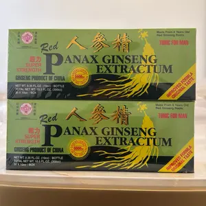 (2 Packs) Red Panax Ginseng Extractum Ultra Strength, 0.34 Fl Oz (Pack of 30)