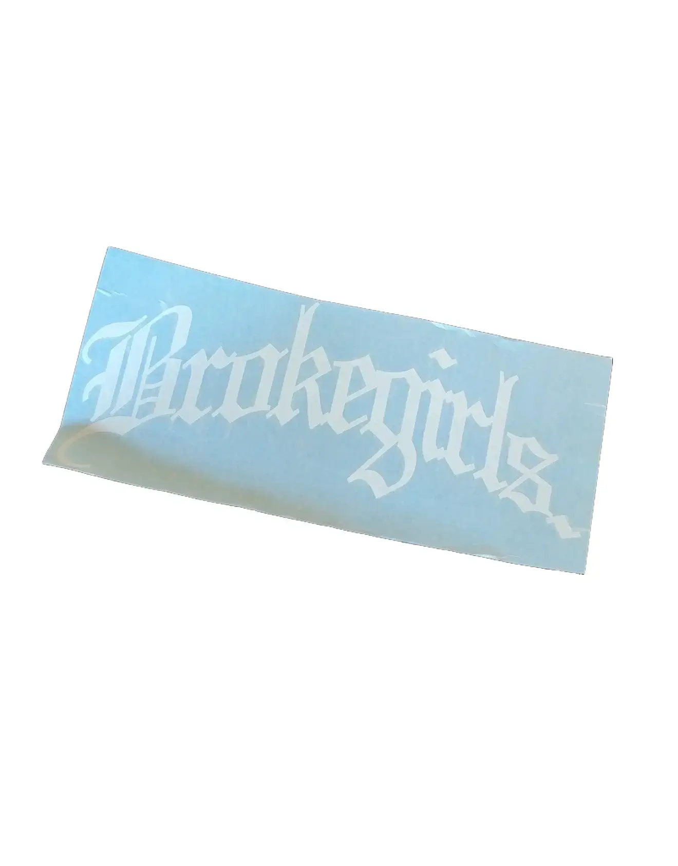 Brokegirls V3 Banner - Rear Window Vinyl Car Banner