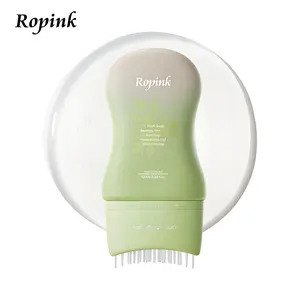 Ropink Mugwort Scalp Detox | 10% Bifida Ferment & OCT Anti-Dandruff Pre-Wash | Soothing Serum with Silicone Massage Tip