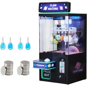 VEVOR Claw Crane Machine, Medium - Sized Arcade Game Machine with Light Sound, Adjustable Steel Claws, Precise Toy Candy Grabber Prize Dispenser Vending Toy, for Commercial Home Parties Cinema, PinkVEVOR Super Brand Day