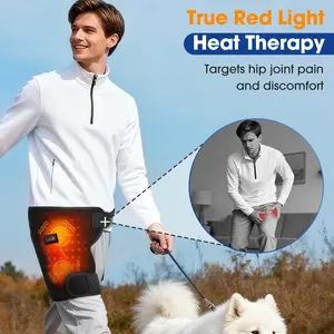 Light Heating Massage Hip Support, Portable Home Use, Three-Level Vibration, Deep Heat Therapy, Ideal for Elderly and Sedentary Individuals