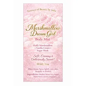 Marshmallow Dream Girl Velvet Body Oil Mist 30 ml