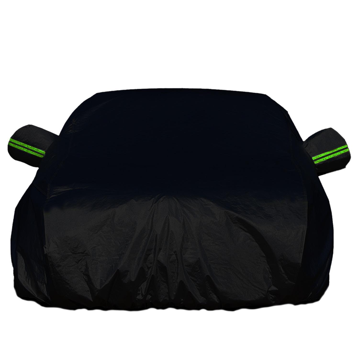 Full Car Cover, Universal Fit for Sedan 15.4-16.7 FT, Outdoor Waterproof All Weather Protector Snow Anti-UV Full Car Cover