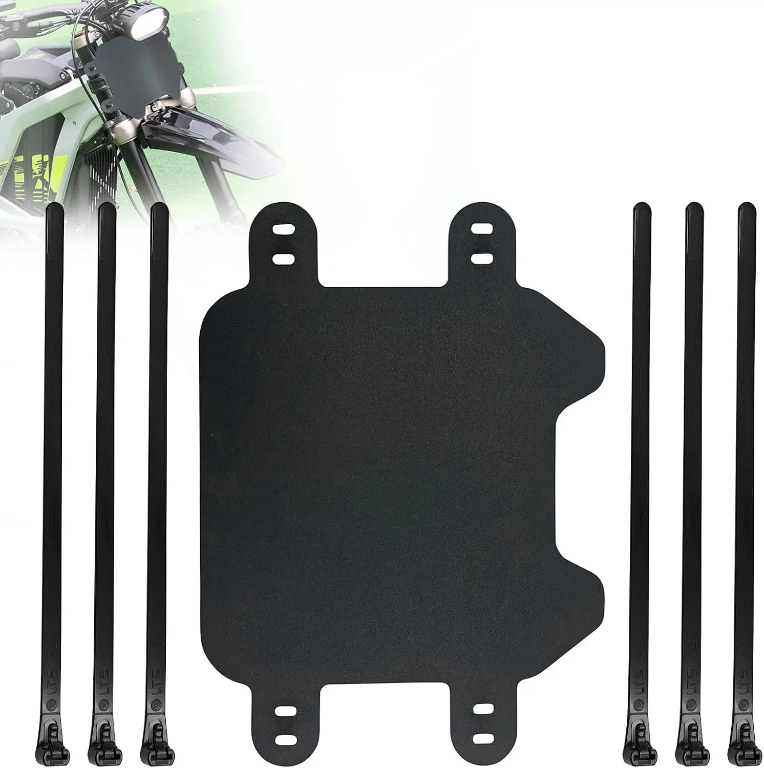 Motorcycle Front Number Plate,Durable ABS Plastic Front License Plate for SurRon,Light Bee,Sur-Ron,Talaria X3 MX3 MX4