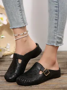 Women's Comfortable Non-Slip Soft Sole Sandals, Colorblock Design, Ideal for Beach and Daily Wear, Perfect for Travel Activities