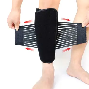 Shin Splint Support Wrap for Running & Fitness, Adjustable Calf Brace for Men & Women, Leg Supporter, Relieves Muscle Strain, 1pcs