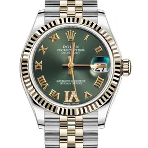 ROLEX Lady-Datejust Ref. 69173 26MM Automatic Custom Green Dial Stainless Steel & 18K Yellow Gold Ladies Watch WHP042161