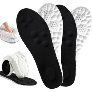 2 Pairs of Ultra-Soft Comfortable 4D Cloud Technology Insoles | U-Shaped Memory Foam Insoles, 4D Cloud Insoles, Shock-Absorbing Foot Support Insoles for Women and Men