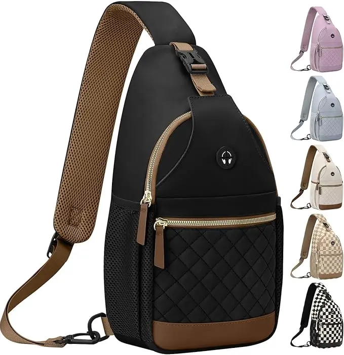 Small Crossbody Purses Bags for Women Men Travel, Chest Sling Bag Women Casual Cross Body Bag