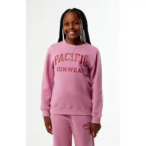 Pacsun Kids Pink Crew Neck Sweatshirt