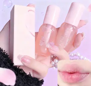 Moisturizing Lip Gloss, 2 Counts/setHvdrating Glossy Lip Glaze Stick.Plumping Lip Oil Kit for Girls & WomenLip Stain,Skin care, Lip Brightening LipPlumper, Lip Care Cosmetics dual head design christmas xmas different color non-sticky texture boston  lip 2