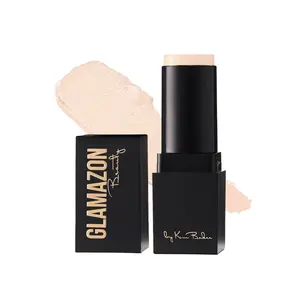 Glamazon Second to None Foundation Stick, Light-to-Full Coverage, Weightless Makeup With a Glowy Natural Finish Concealer Flawless Blend Jojoba