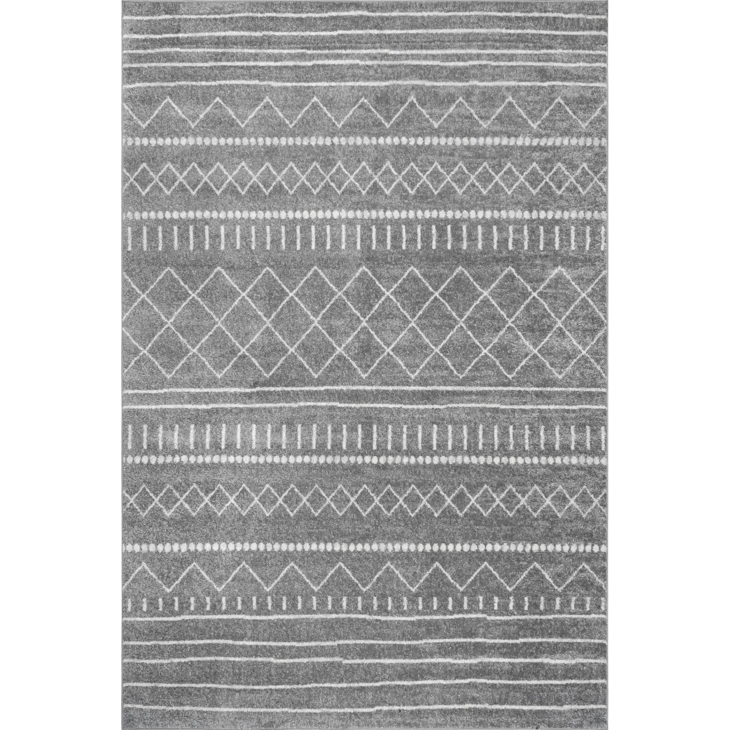 Ryden Moroccan Geometric Trellis Area Rug