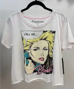 BLONDIE WAIST CROP GRAPHIC "Call Me" 1980