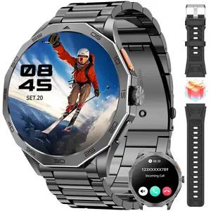 Multifunctional Smart Watch, 1 Count USB Charging Fashion Digital Watch with 2 Strap, Sports Watch with Sports Modes for Women & Men, Wireless Smart Watch