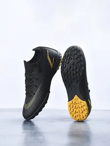 New Unisex Football Shoes, Ag Long Studs Anti-Slip Training Boots, Outdoor Grass Soccer Cleats, Professional Low-Top TF Short Studs