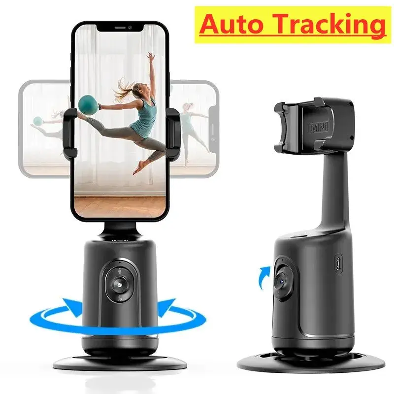 Al Auto Face Tracking Phone Holder 360 Smart Gimbal Tripod