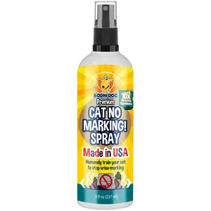 No More Marking Spray – Humane Solution to Stop Cat Urine Marking on Furniture & Surfaces, Indoor & Outdoor Use, Made in USA by Bodhi Dog