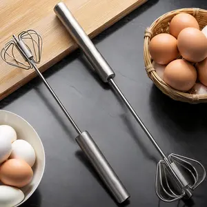 2-Pack Versatile 4-Speed Hand Blender - No Battery Required, Manual Operation, Suitable for Baking and Cooking