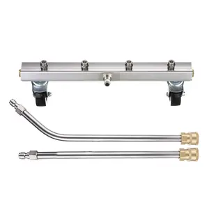 M MINGLE Pressure Washer Undercarriage Cleaner 13 inch & 14.5 inch Wands for 1500-4000 PSI Hot Cold Water Power Washer with 4 Nozzles