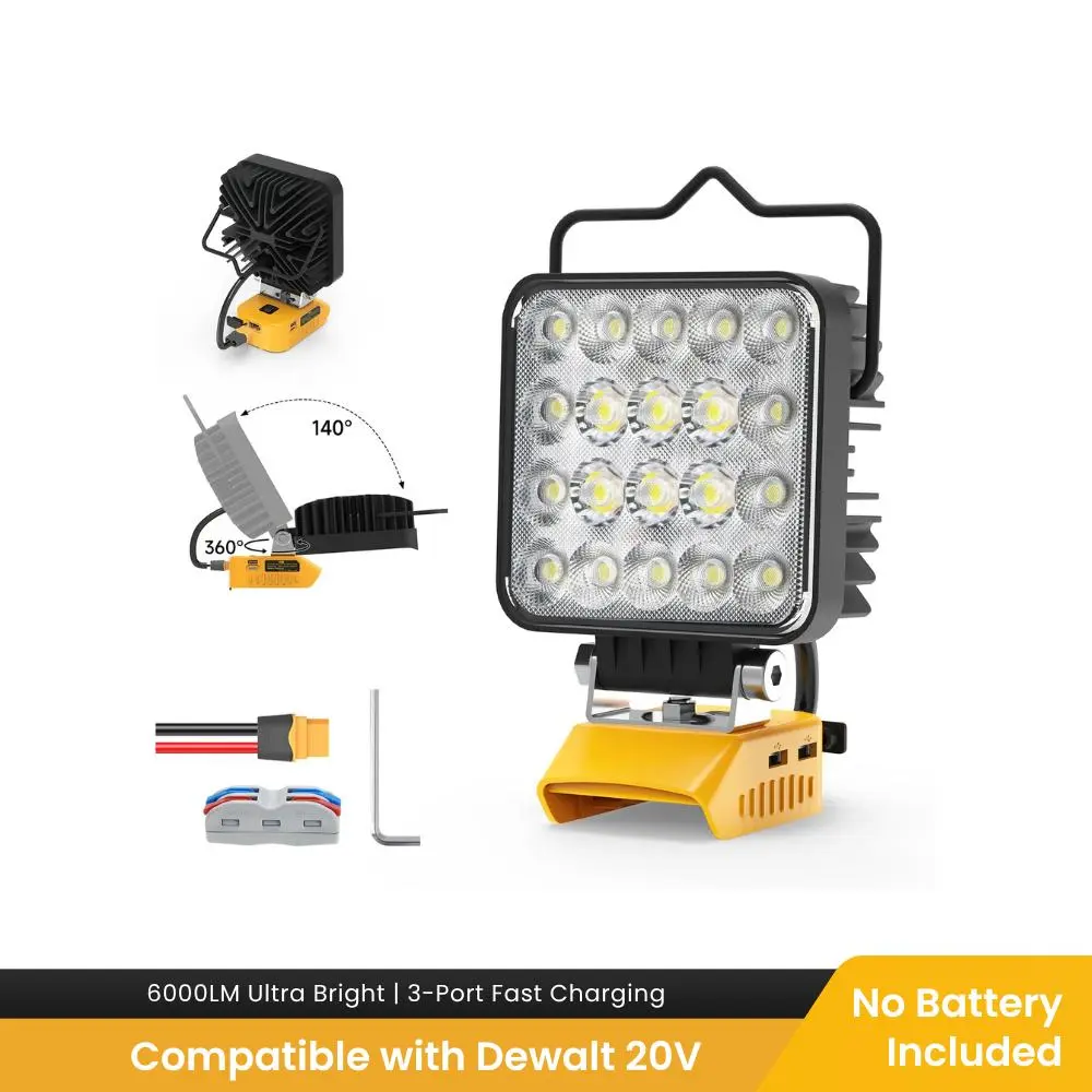 60W 【Compatible with Dewalt 20V】