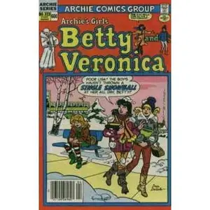 USED-Archie's Girls Betty And Veronica #323 VG ; Archie comic book | April 1983 Winter Snow Cover