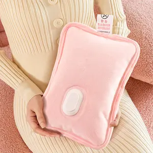 Winter Hot Water Bottle Rechargeable Explosion-Proof Safe Cute Hand Warmer Stomach Warmer Menstrual Heat Pack Electric Heating Bag